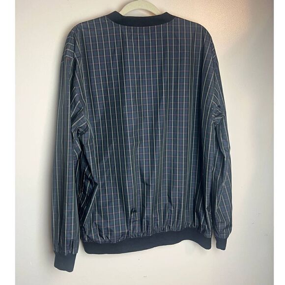 VTG Brooks Brothers Country Club Golf Plaid Nylon Pullover Sz. M - Picture 4 of 5